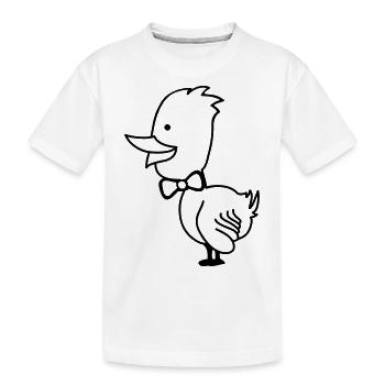 Canard - T-shirt bio Premium Enfant - blanc - Devant
