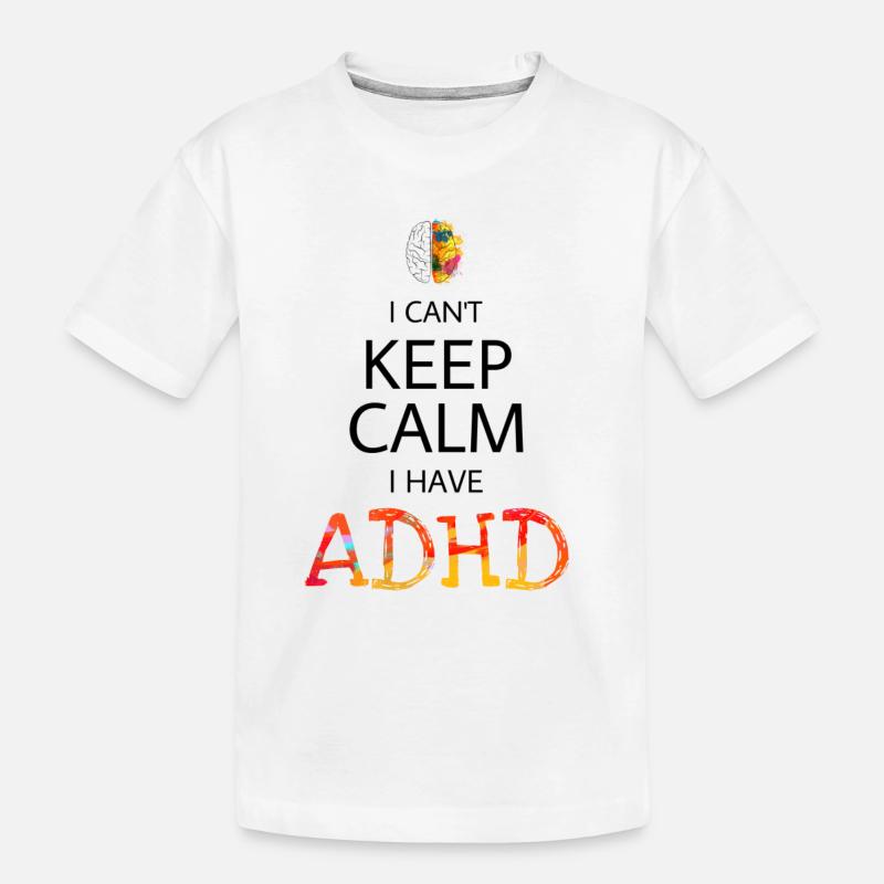 ADHS - Kinder Premium Bio T-Shirt - Weiß