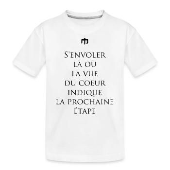 etape - T-shirt bio Premium Enfant - blanc - Devant