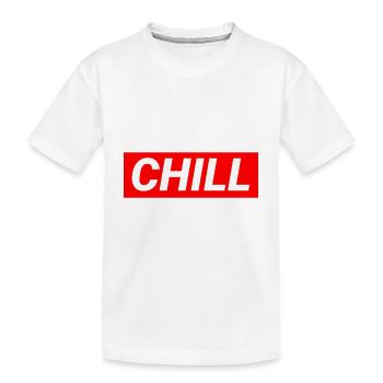 Chill - T-shirt bio Premium Enfant - blanc - Devant