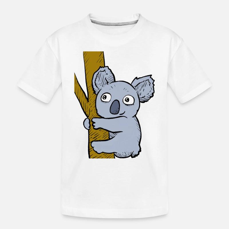 Koala effronté - T-shirt bio Premium Enfant - blanc