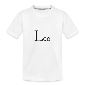 SZ Leo - Kinder Premium Bio T-Shirt - Weiß - Vorne