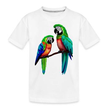 Budgie Bird Cockatiel Bird Propriétaire - T-shirt bio Premium Enfant - blanc - Devant