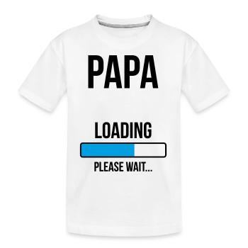 Future-to-be Dad - to be personalised - Kids' Premium Organic T-Shirt - white - Front