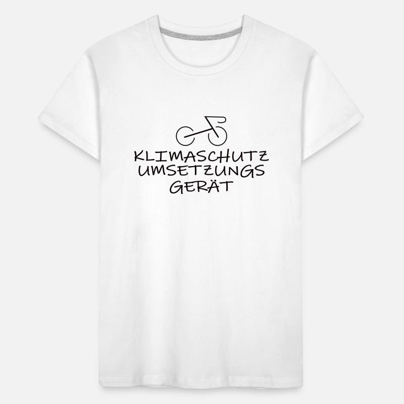 Climate Protection Implementation Device Bicycle Kids' Premium Organic T-Shirt