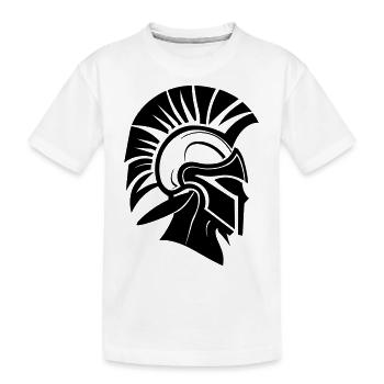 Sparta Spartan Warrior - Kids' Premium Organic T-Shirt - white - Front