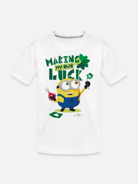 Minions Making My Own Luck - T-shirt bio Premium Enfant - blanc