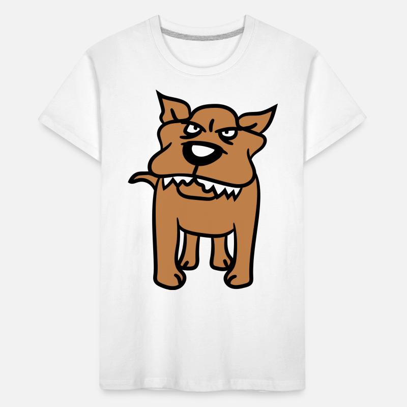 Dog, Monster, Evil, , Wolf, Sharp Teeth Kids' Premium Organic T-Shirt
