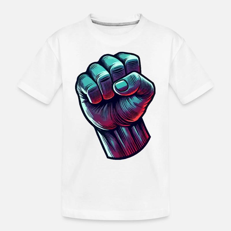 faust comic - Kinder Premium Bio T-Shirt - Weiß