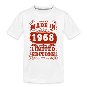 1968 Birthday 1968 Born In 1968 Birthday - Kids' Premium Organic T-Shirt - white - Front