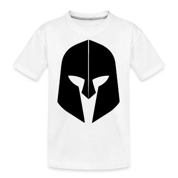 Sparta Spartan Warrior - Kids' Premium Organic T-Shirt - white - Front