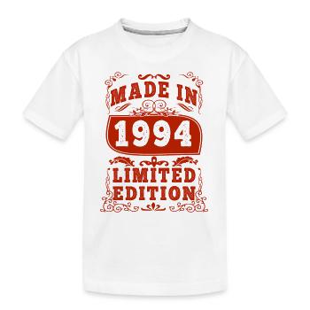 1994 Geburtstag 1994 Jahrgang 1994 Geburtstag - Kinder Premium Bio T-Shirt - Weiß - Vorne