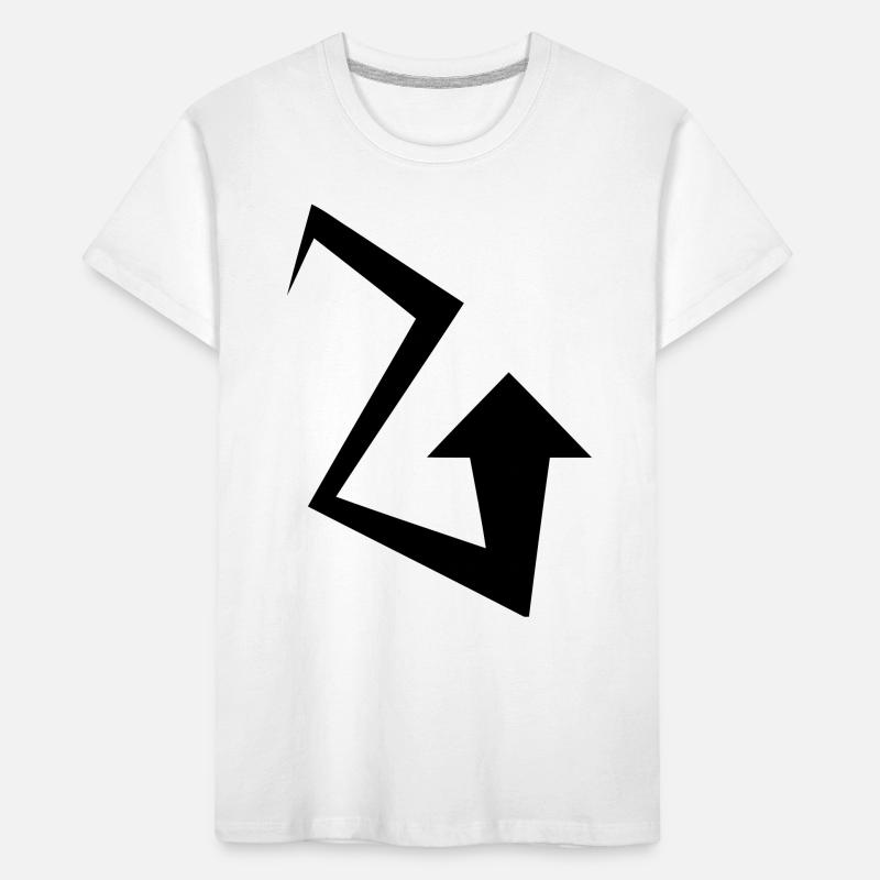 Zig Zag Pfeil Kinder Premium Bio T-Shirt