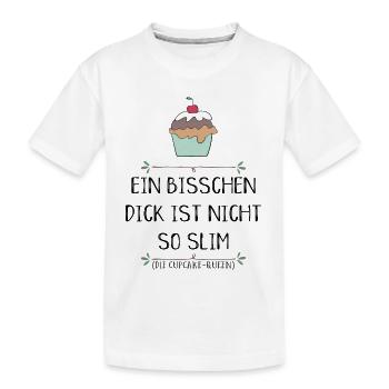 Cupcake - Kinder Premium Bio T-Shirt - Weiß - Vorne