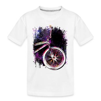 Vélo Bmx - Vélo Bmx - Bmx Bike - T-shirt bio Premium Enfant - blanc - Devant