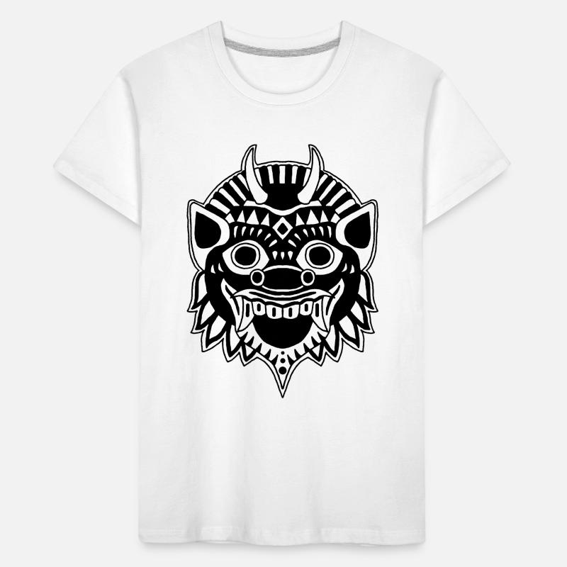 Drache oder Dämon? Kinder Premium Bio T-Shirt