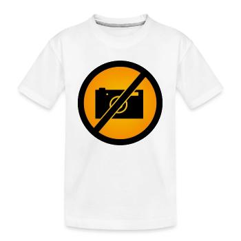 No pictures - Kids' Premium Organic T-Shirt - white - Front