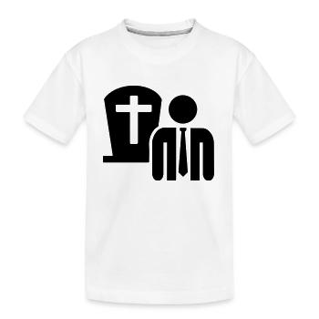Pompes funèbres - T-shirt bio Premium Enfant - blanc - Devant