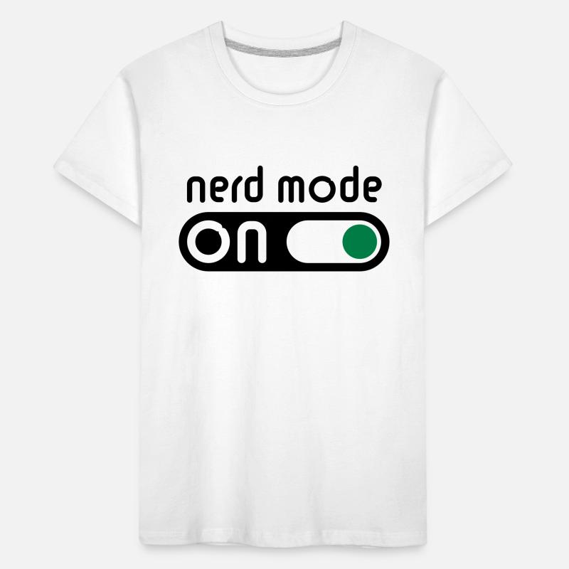Nerd Mode On (Geek / Computerfreak) Kinder Premium Bio T-Shirt