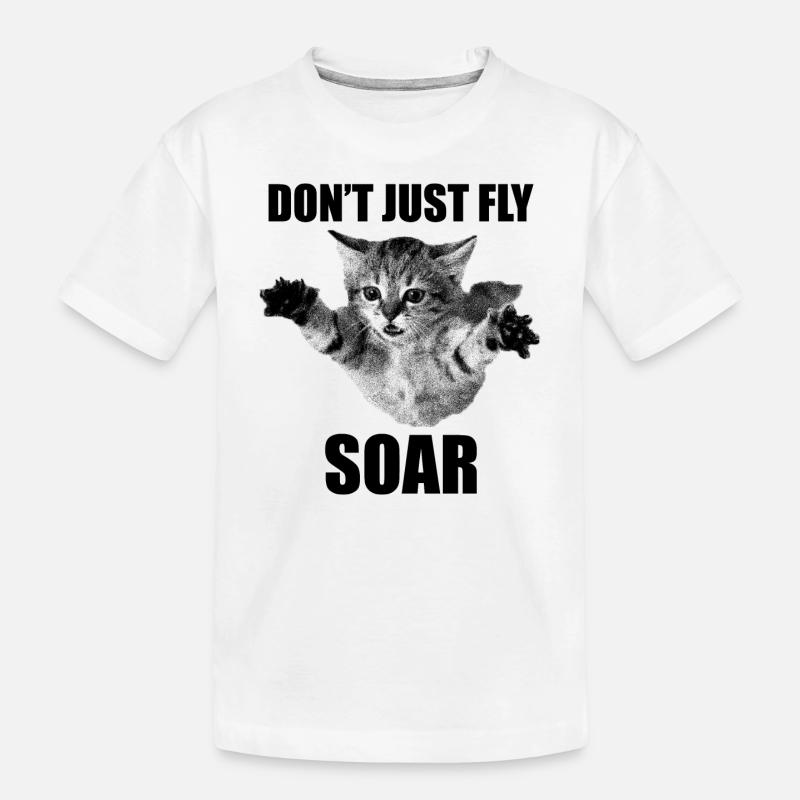 Ne vous contentez pas de voler le mème sarcastique du chat - T-shirt bio Premium Enfant - blanc