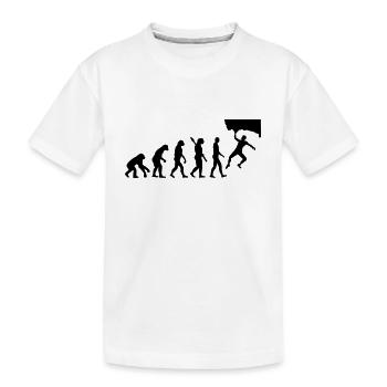 Evolution Bouldering - T-shirt bio Premium Enfant - blanc - Devant