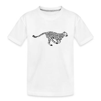 Leopard - T-shirt bio Premium Enfant - blanc - Devant