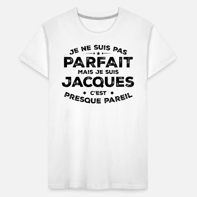 Jacques A first name, an attitude Jacques Humour Kids' Premium Organic T-Shirt