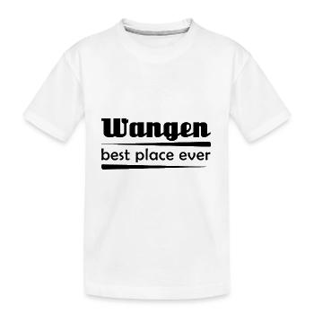 Wangen - Stadt best place ever - Kinder Premium Bio T-Shirt - Weiß - Vorne