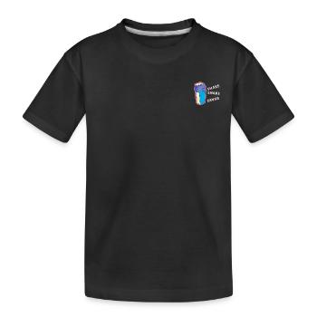 T-shirt shaker coloré, rétro et électro - T-shirt bio Premium Enfant - noir - Devant
