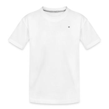 Knights plate armor helmet - Kids' Premium Organic T-Shirt - white - Front