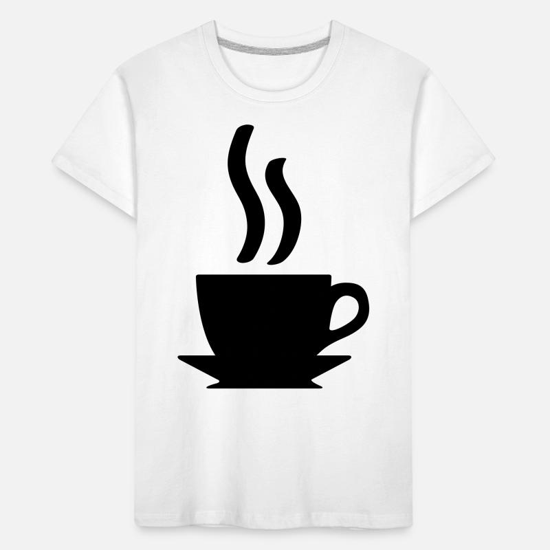 Kaffe oder Tee Kinder Premium Bio T-Shirt