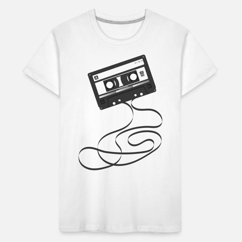 Compact Cassette Kids' Premium Organic T-Shirt