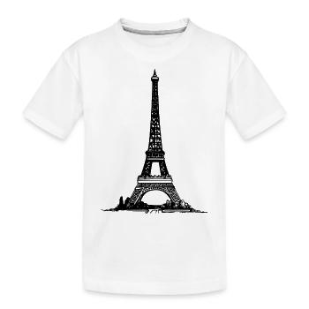 Tour Eiffel Paris - T-shirt bio Premium Enfant - blanc - Devant