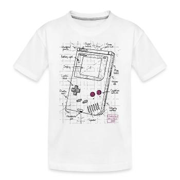 Console - T-shirt bio Premium Enfant - blanc - Devant