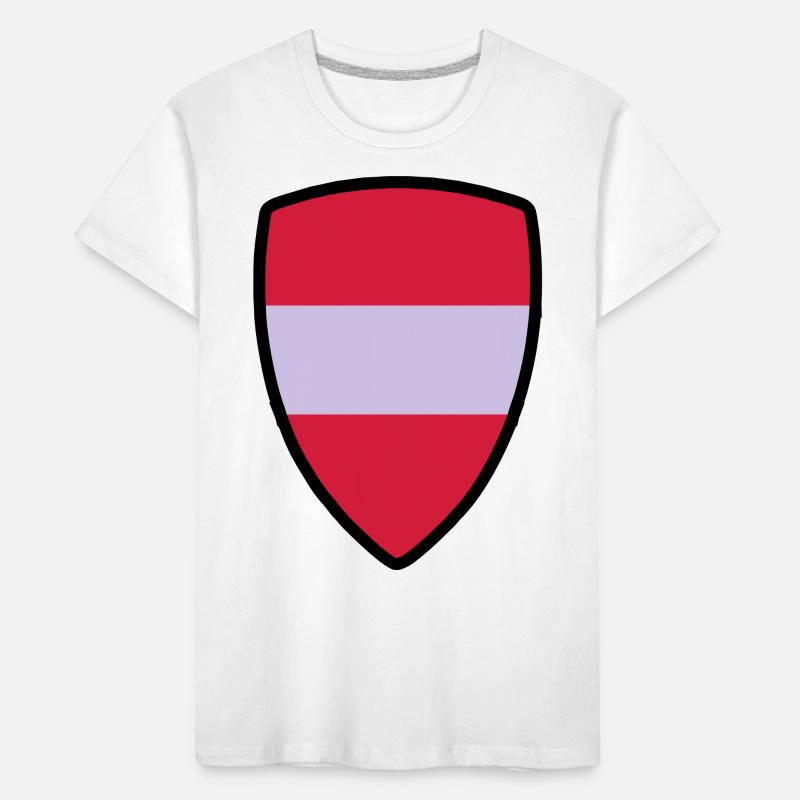 Drapeau de l'Autriche T-shirt bio Premium Enfant