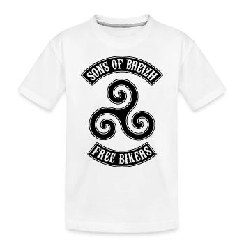 sons of breizh bikers 10 - T-shirt bio Premium Enfant - blanc - Devant