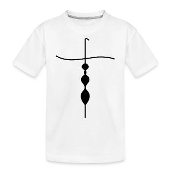 Jubé noir - T-shirt bio Premium Enfant - blanc - Devant