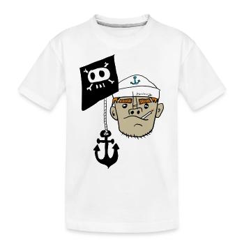 Matrose Hamburg - Kinder Premium Bio T-Shirt - Weiß - Vorne