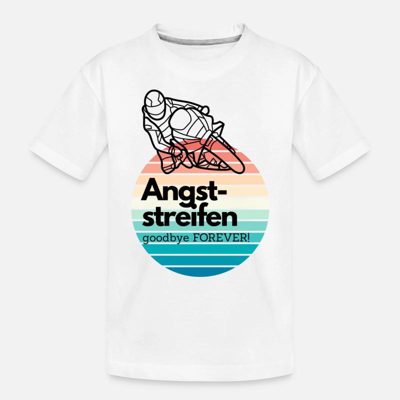 Rayures de peur - T-shirt bio Premium Enfant - blanc