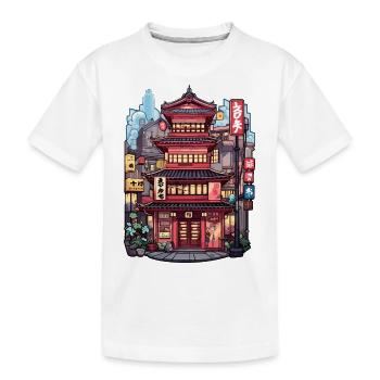 Maison de Chine - T-shirt bio Premium Enfant - blanc - Devant