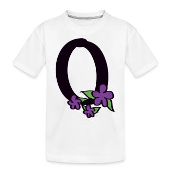O pour Optimiste - T-shirt bio Premium Enfant - blanc - Devant