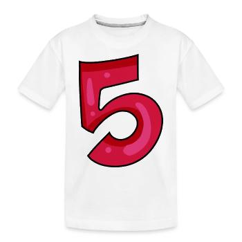 5 - T-shirt bio Premium Enfant - blanc - Devant