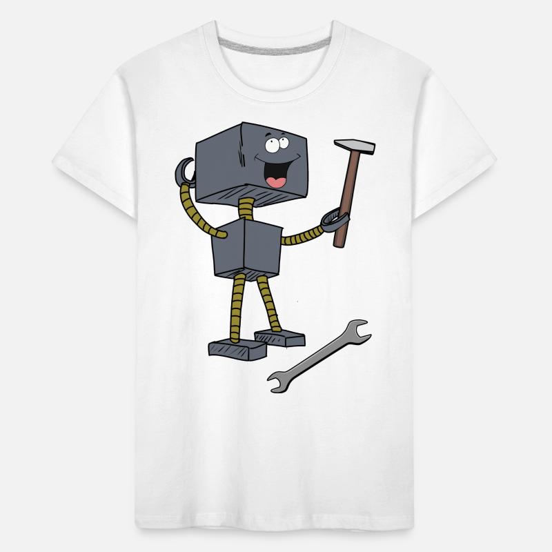 Hand Window Robot Tool Technology Technology Kids' Premium Organic T-Shirt