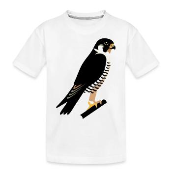 Faucon pèlerin - T-shirt bio Premium Enfant - blanc - Devant