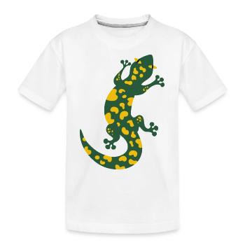 Salamander - Kinder Premium Bio T-Shirt - Weiß - Vorne