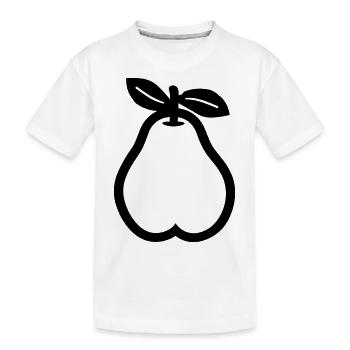 poire - T-shirt bio Premium Enfant - blanc - Devant
