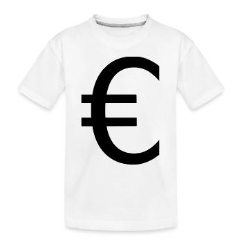 Euro - T-shirt bio Premium Enfant - blanc - Devant