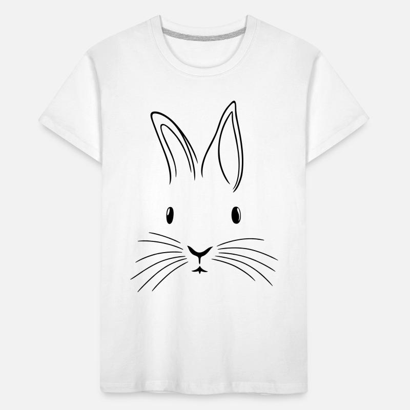Minimalist Easter Easter Floppy Ear Kids' Premium Organic T-Shirt