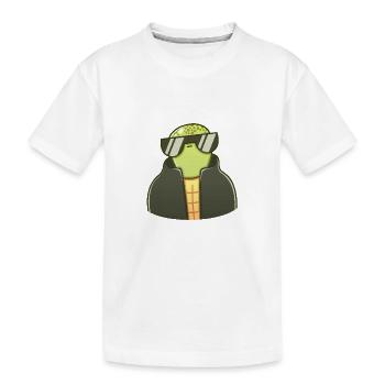 Tortue calme - T-shirt bio Premium Enfant - blanc - Devant