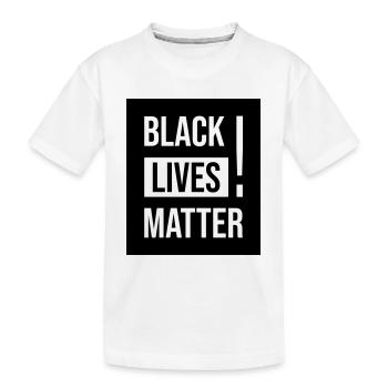Black Lives Matter ! - Kinder Premium Bio T-Shirt - Weiß - Vorne